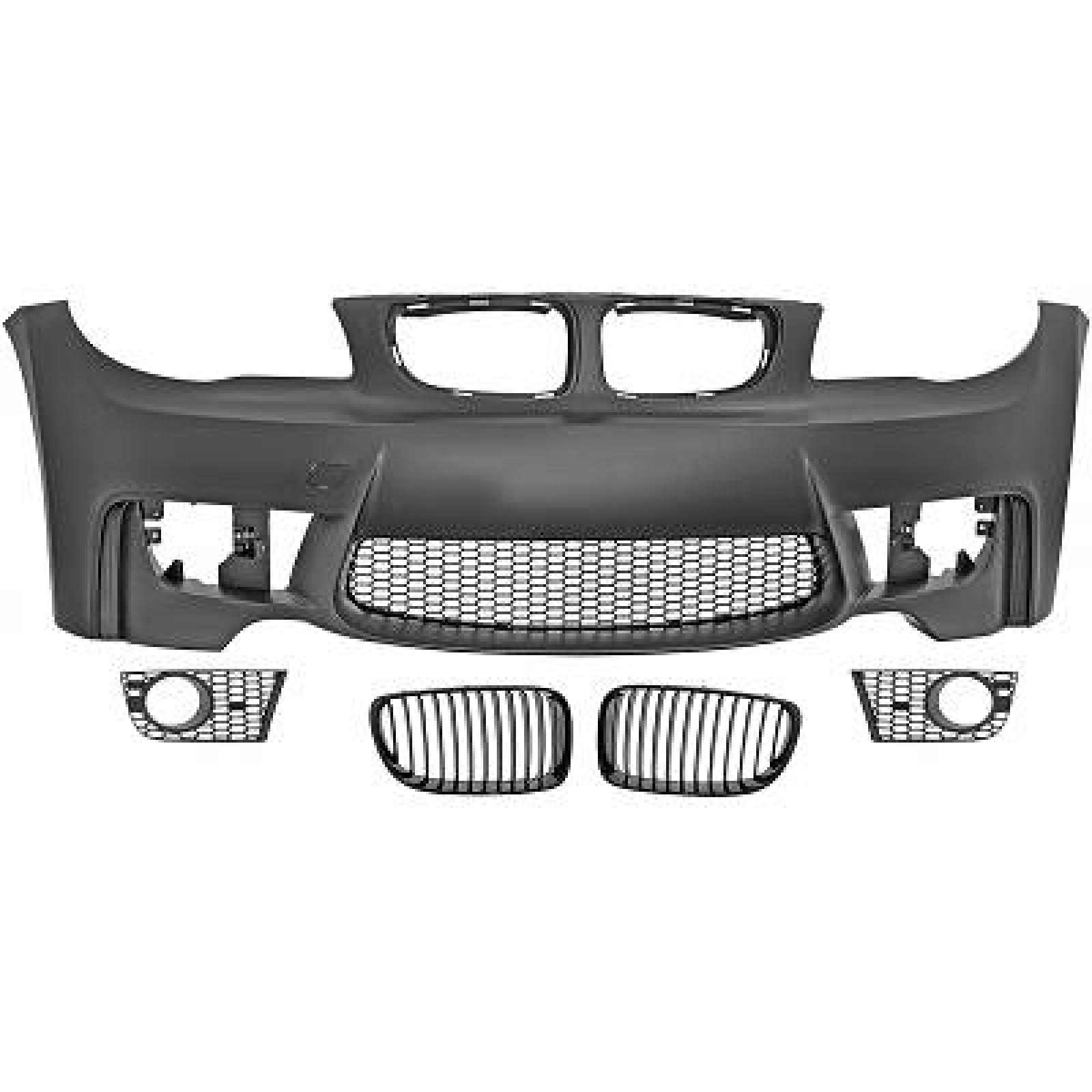 Pára-choques Dianteiro para BMW 1-Série (E82/88) Coupé/Cabrio 07->