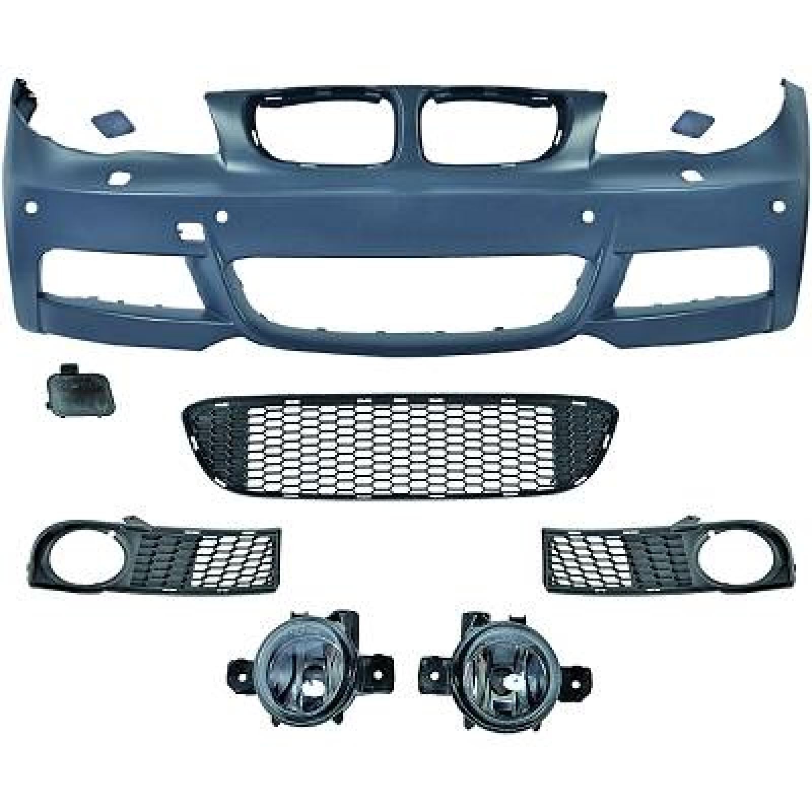 Pára-choques Dianteiro para BMW 1-Série (E82/88) Coupé/Cabrio 07->
