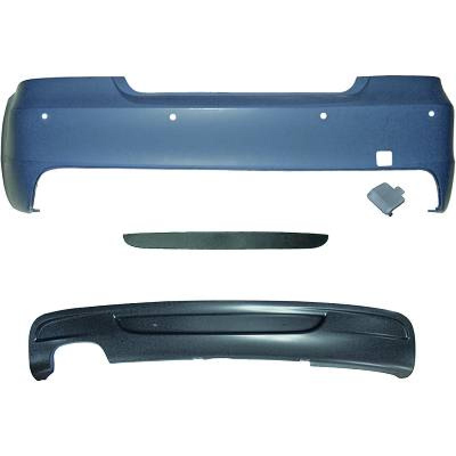 Pára-choques Traseiro para BMW 1-Série (E82/88) Coupé/Cabrio 07->
