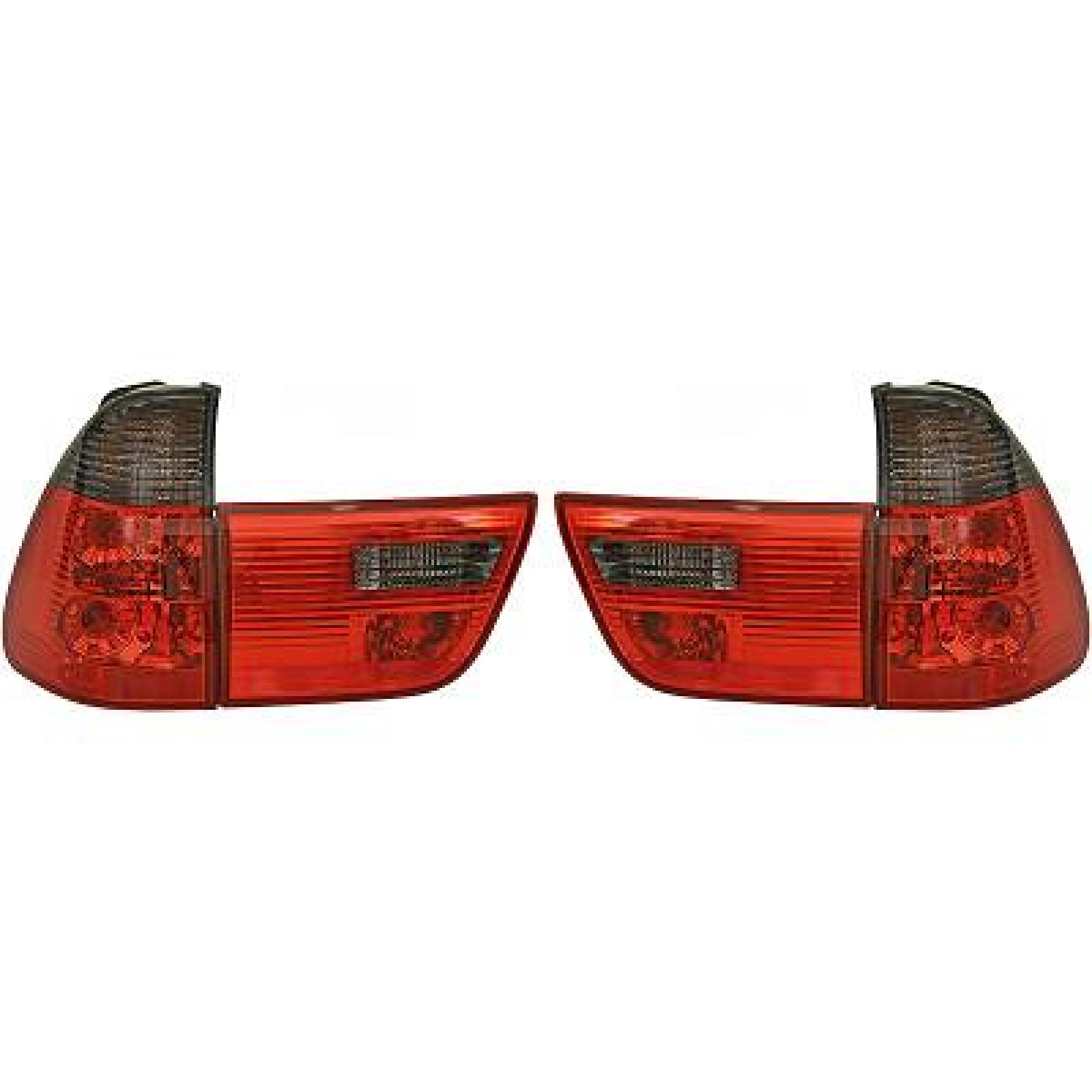 Jogo de farolins traseiros para BMW X5 (E53) 99-03