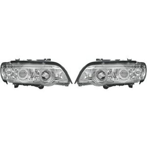 Jogo de faróis principais para BMW X5 (E53) 99-03