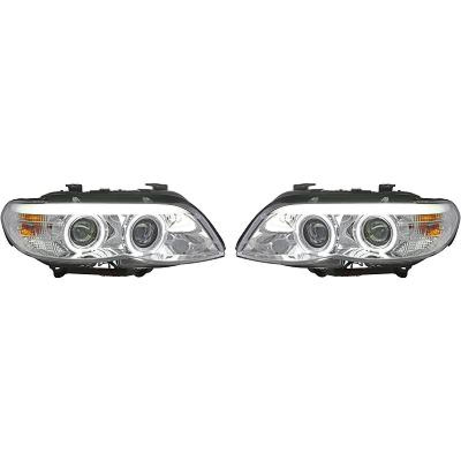 Jogo de faróis principais para BMW X5 (E53) 03-07