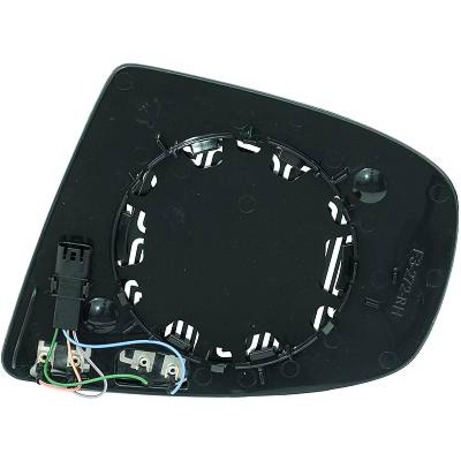 Vidro de espelho, espelho retrovisor exterior Esquerdo para BMW X5 (E70 LCI) 11-13