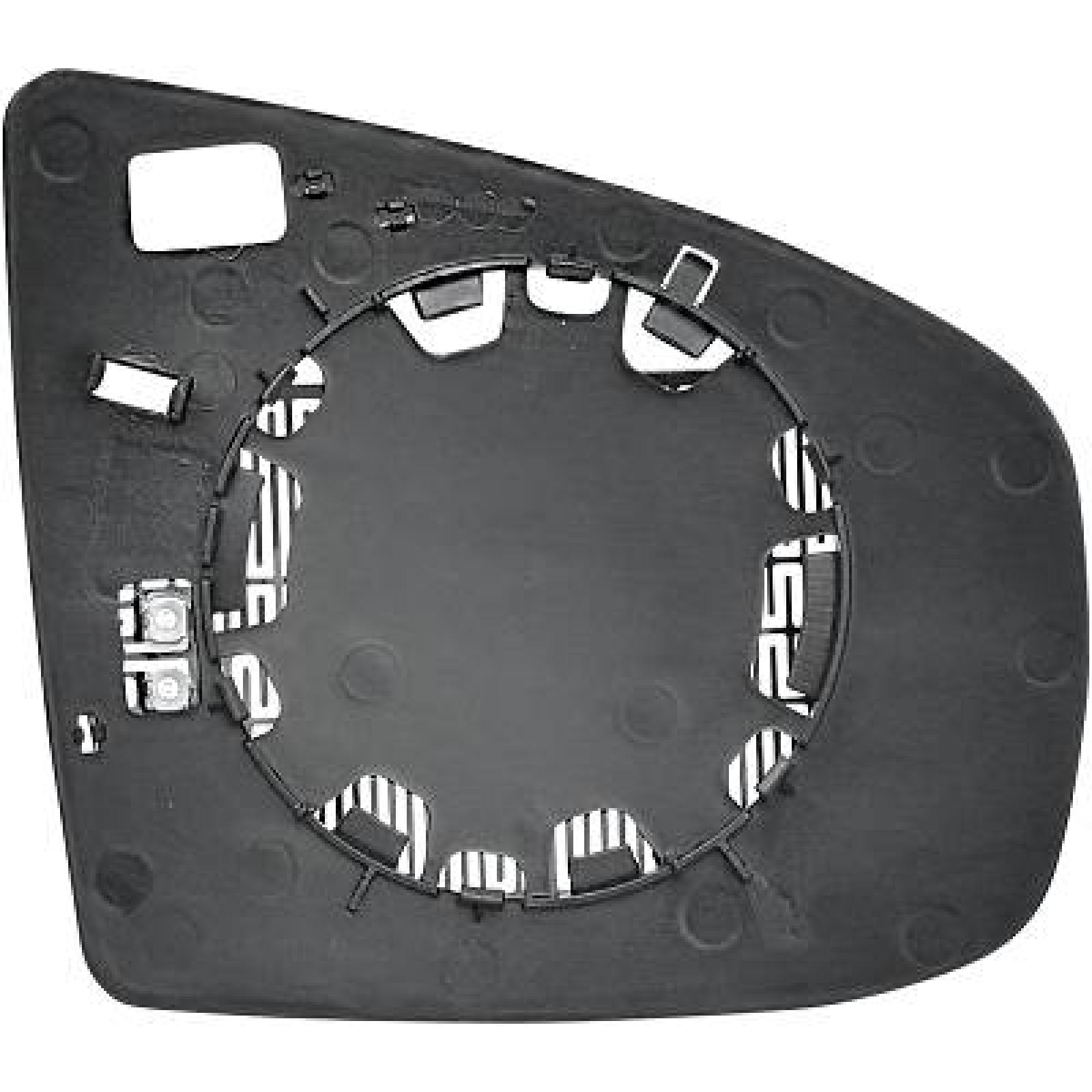 Vidro de espelho, espelho retrovisor exterior Esquerdo para BMW X5 (E70 LCI) 11-13