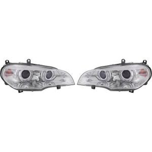 Jogo de faróis principais para BMW X5 (E70) 07-10