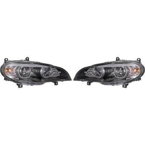 Jogo de faróis principais para BMW X5 (E70) 07-10