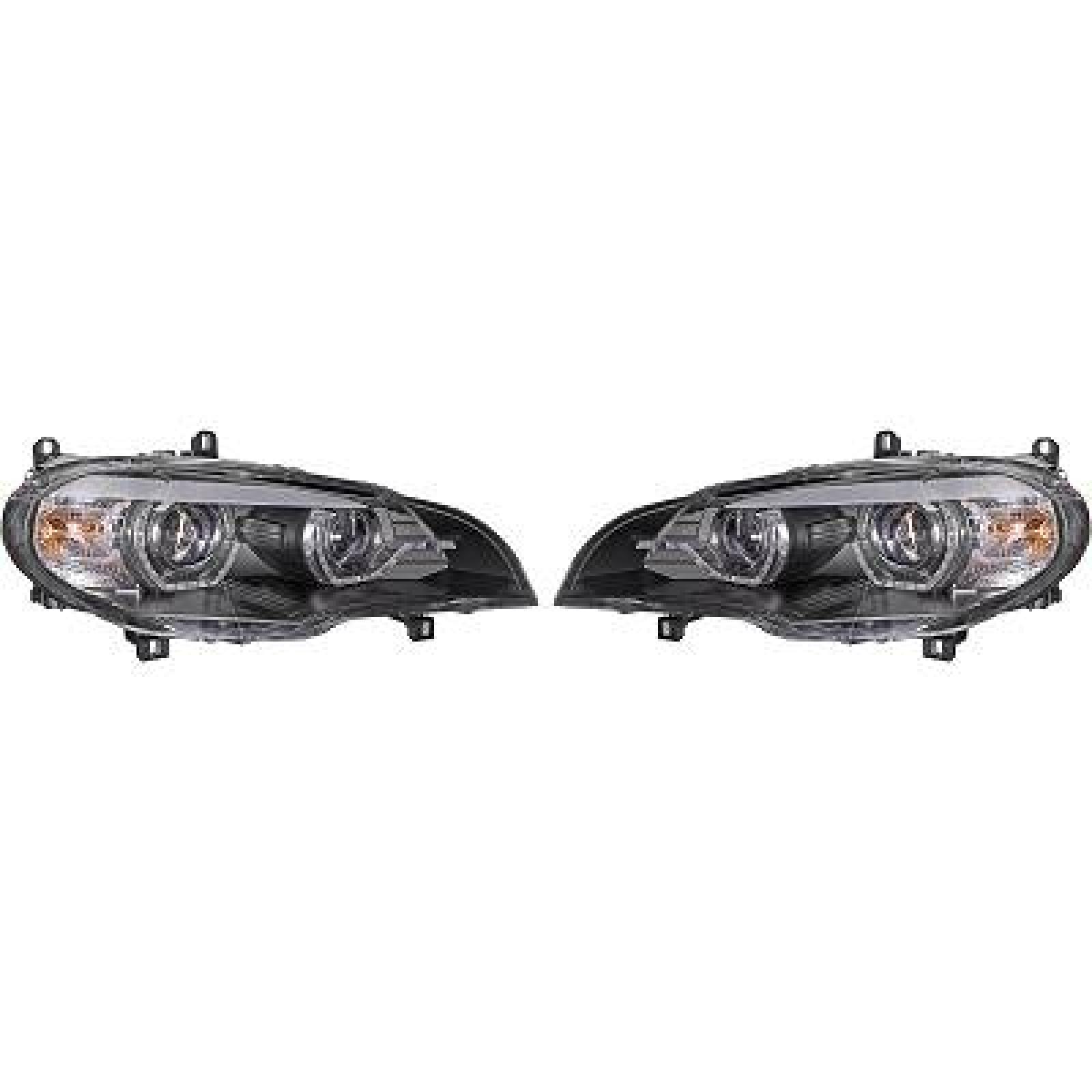 Jogo de faróis principais para BMW X5 (E70 LCI) 10-13