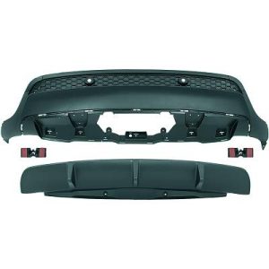 Guarnição, pára-choques Traseiro para BMW X6 (E71/72) 08-14