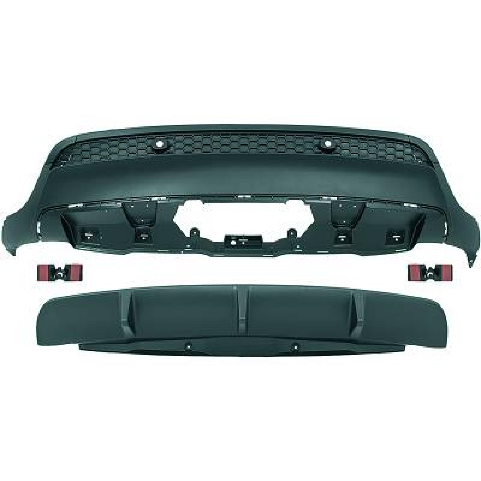 Guarnição, pára-choques Traseiro para BMW X6 (E71/72) 08-14