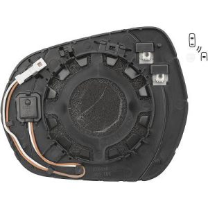 Vidro de espelho, espelho retrovisor exterior Direito para Ford Fiesta 22->>