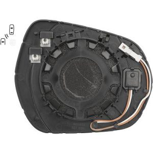 Vidro de espelho, espelho retrovisor exterior Esquerdo para Ford Fiesta 22->>