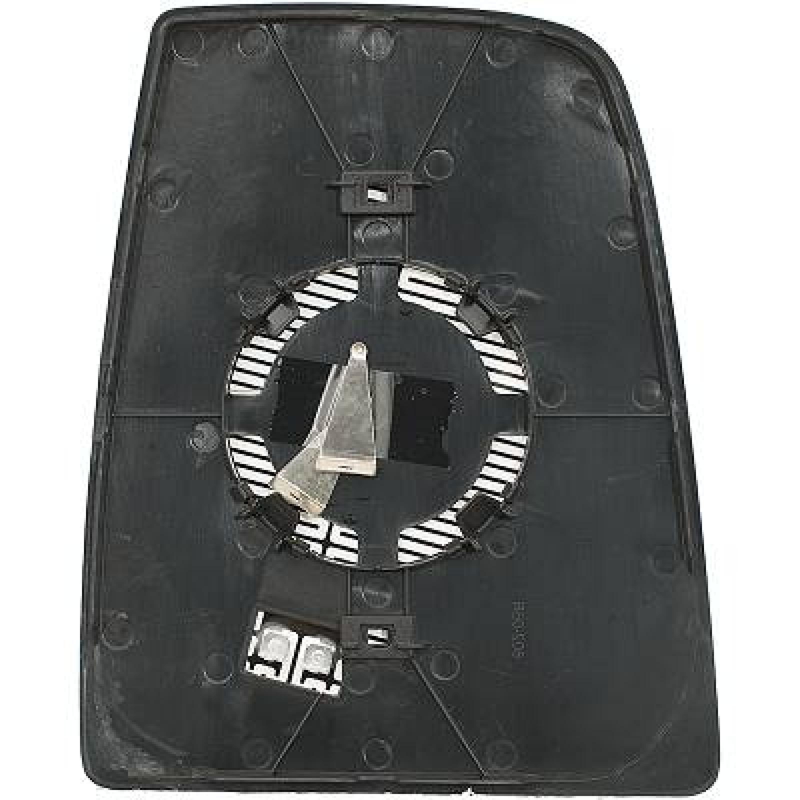 Vidro de espelho, espelho retrovisor exterior Esquerdo para Ford Transit 19->>