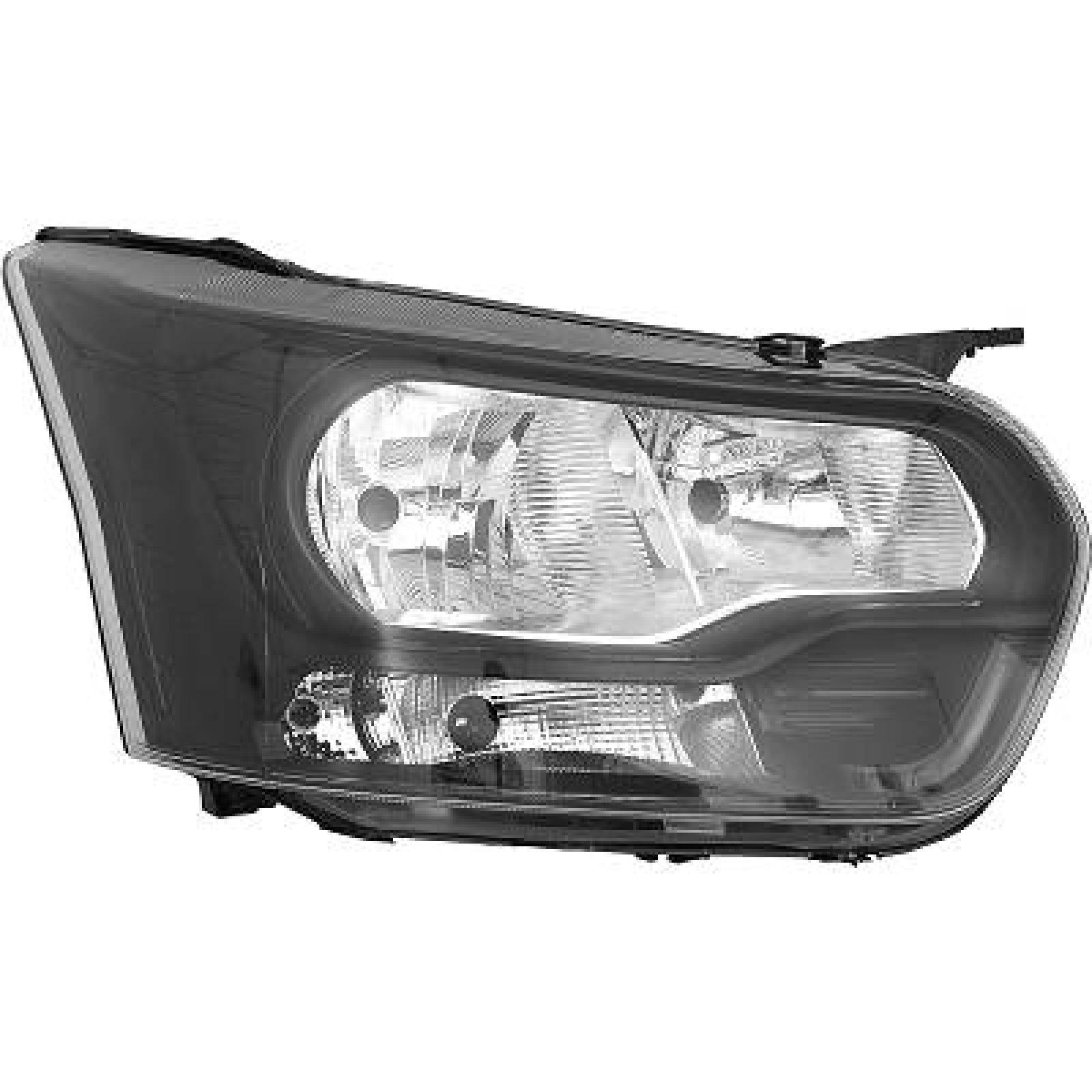 Farol principal Direito para Ford Transit 19->>