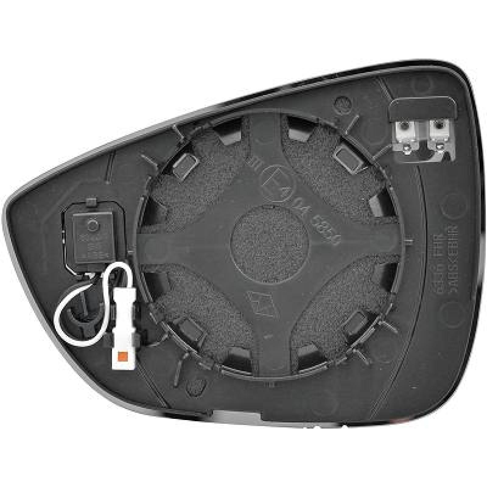 Vidro de espelho, espelho retrovisor exterior Direito para Ford Focus Berlina/Carrinha 22->>