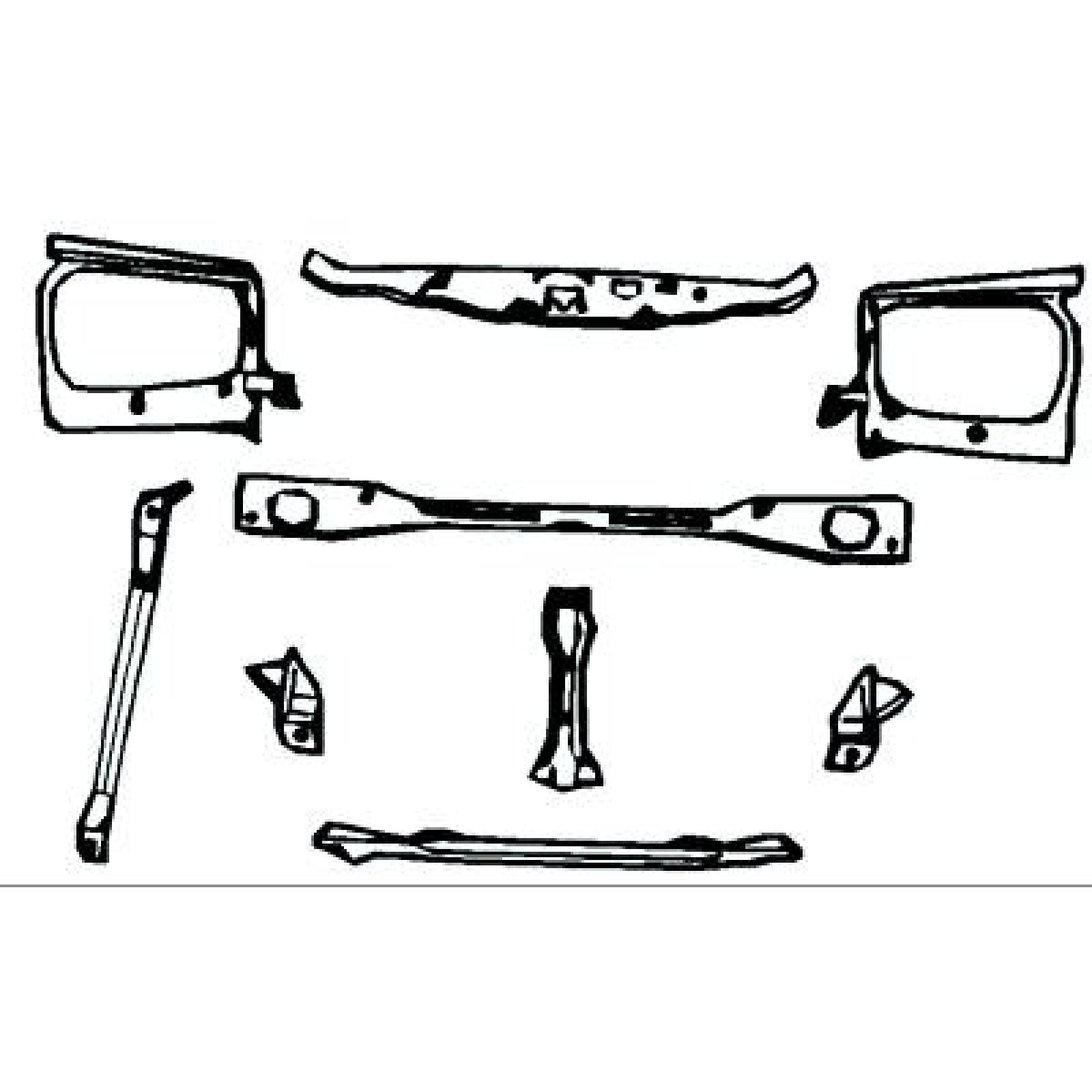 Painel lateral Traseiro Direito para Mercedes 200-280E (W123) 76-84