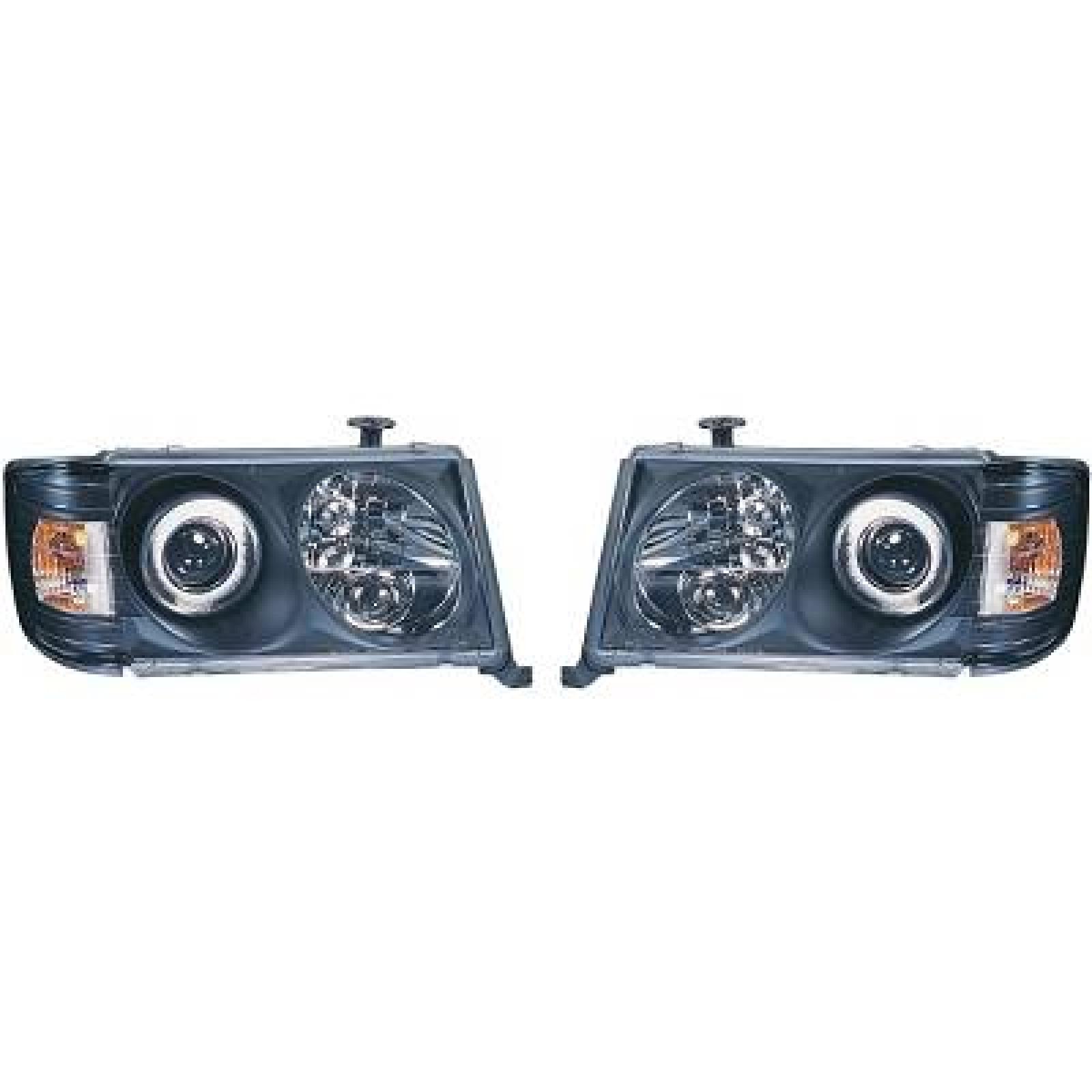 Jogo de faróis principais para Mercedes 200-300E (W124) 84-97