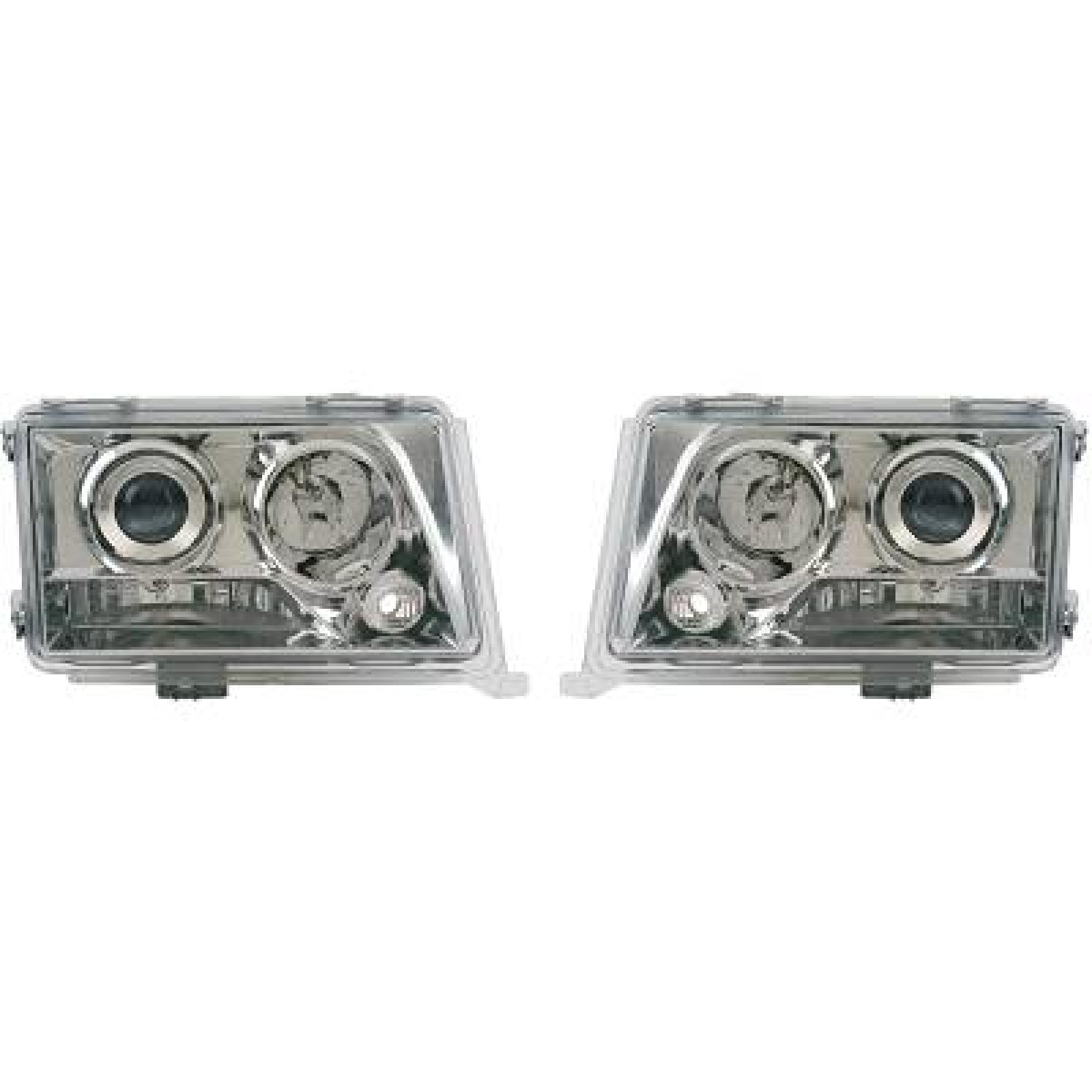 Jogo de faróis principais para Mercedes 200-300E (W124) 84-97