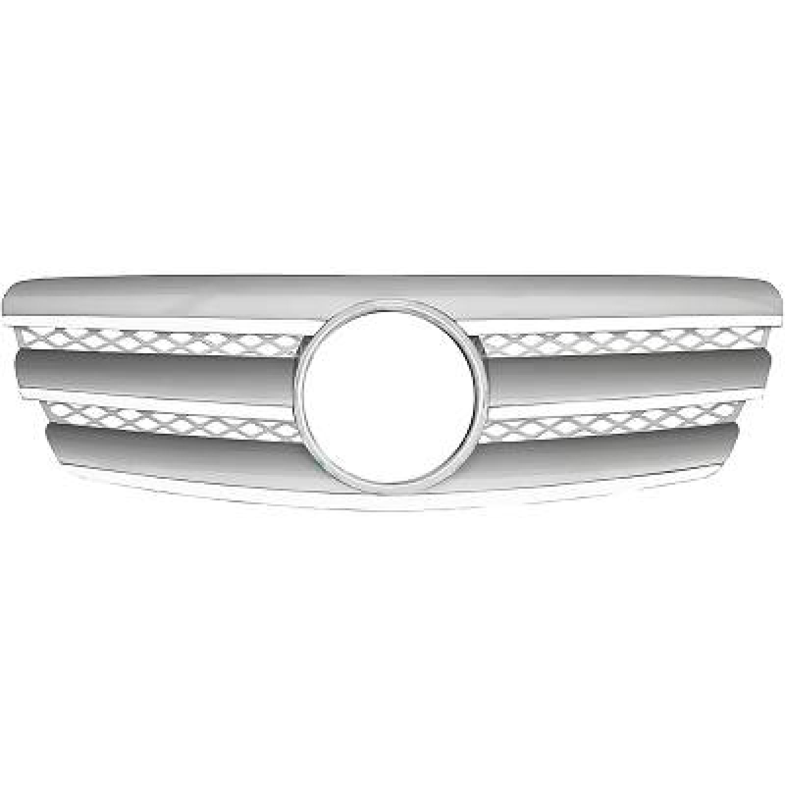 Grelha de radiador para Mercedes Classe E E220-500 W211 02-06