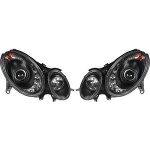Jogo de faróis principais para Mercedes Classe E E220-500 W211 02-06