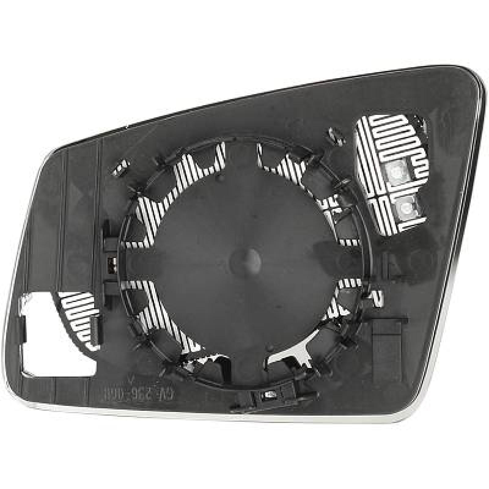 Vidro de espelho, espelho retrovisor exterior Direito para Mercedes Classe E E220-500 W212 09-13