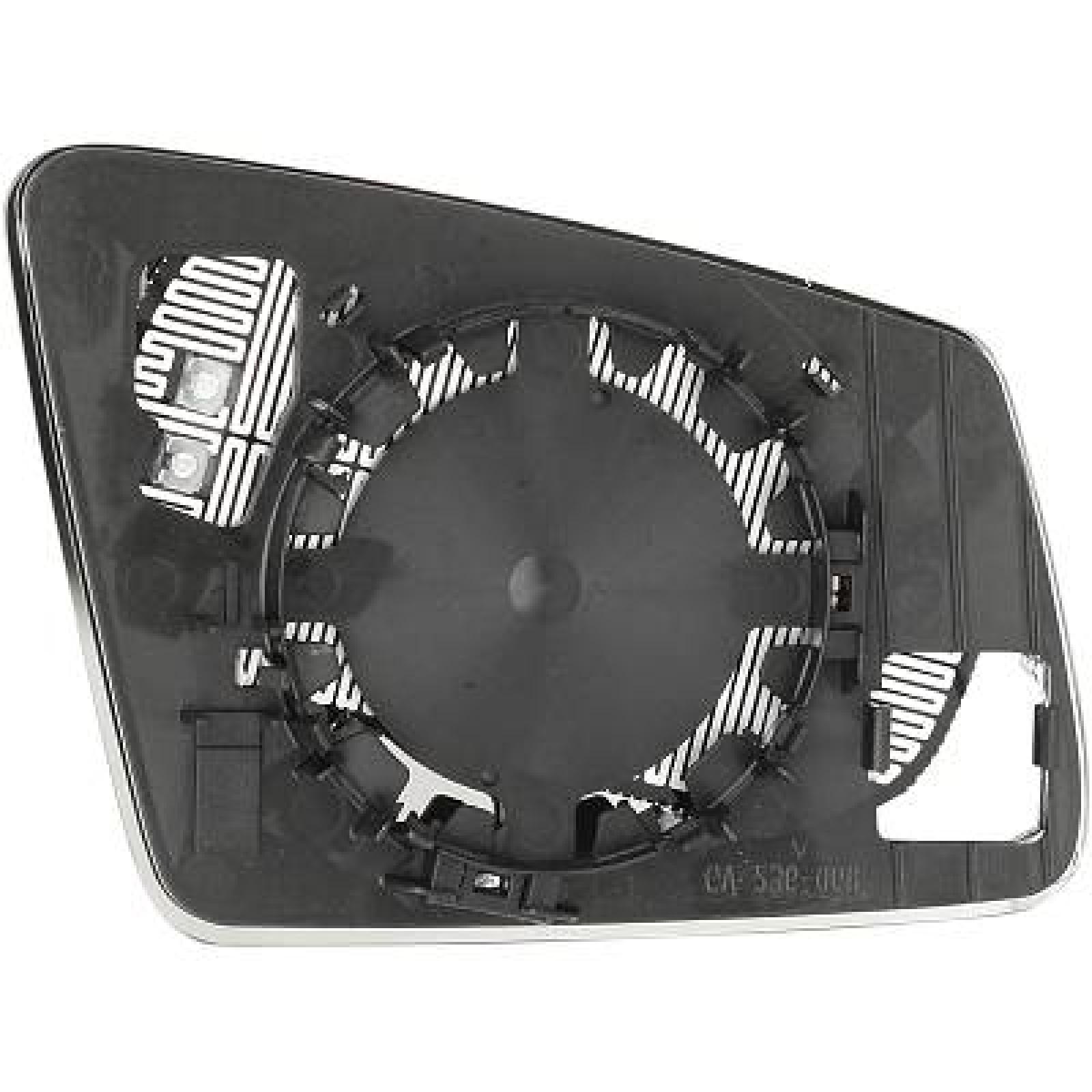 Vidro de espelho, espelho retrovisor exterior Esquerdo para Mercedes CLS W218 15->>