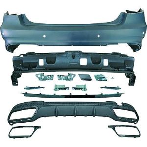 Pára-choques Traseiro para Mercedes Classe E E220-500 W212 13-16
