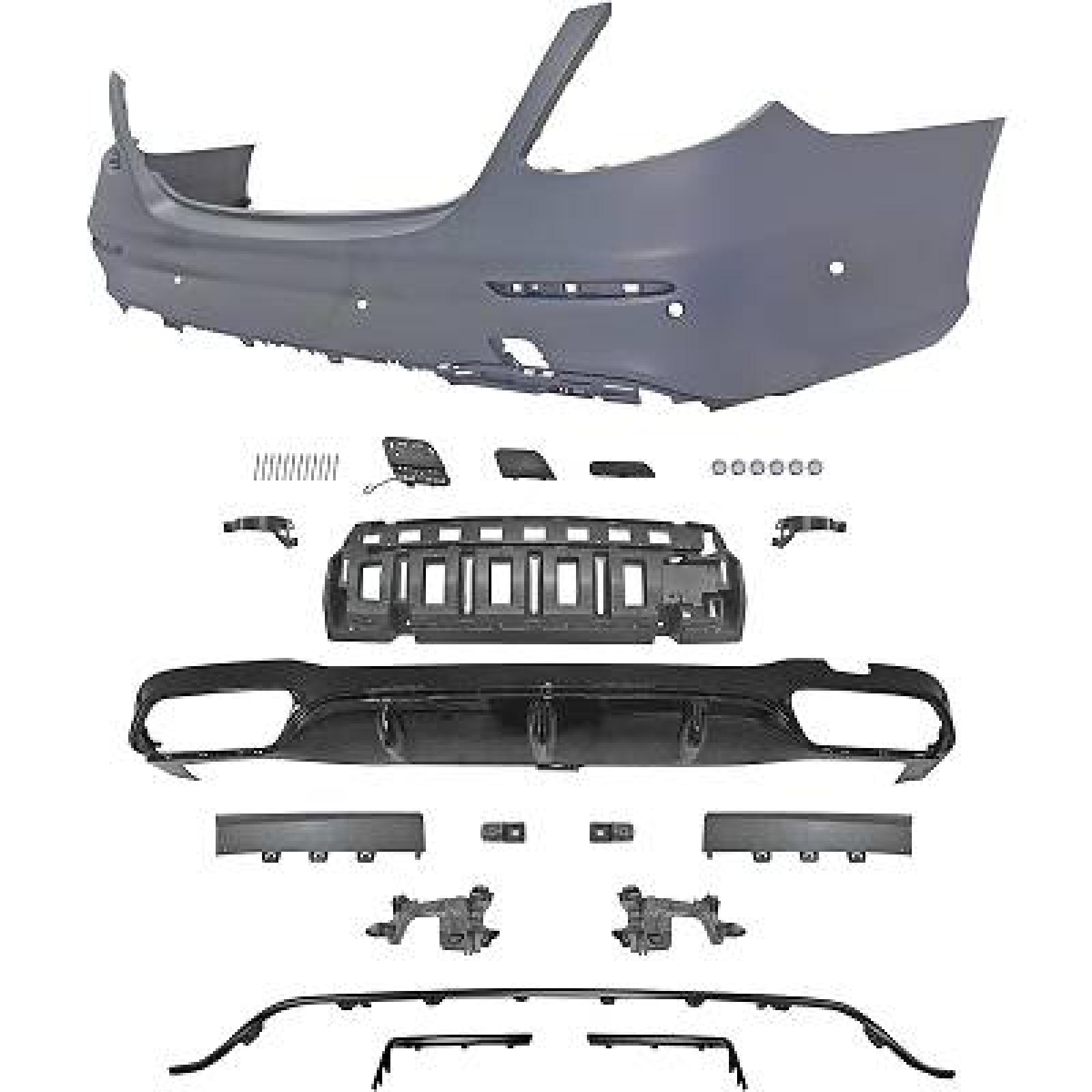 Pára-choques Traseiro para Mercedes Classe E E220-500 W213 16-6.2020