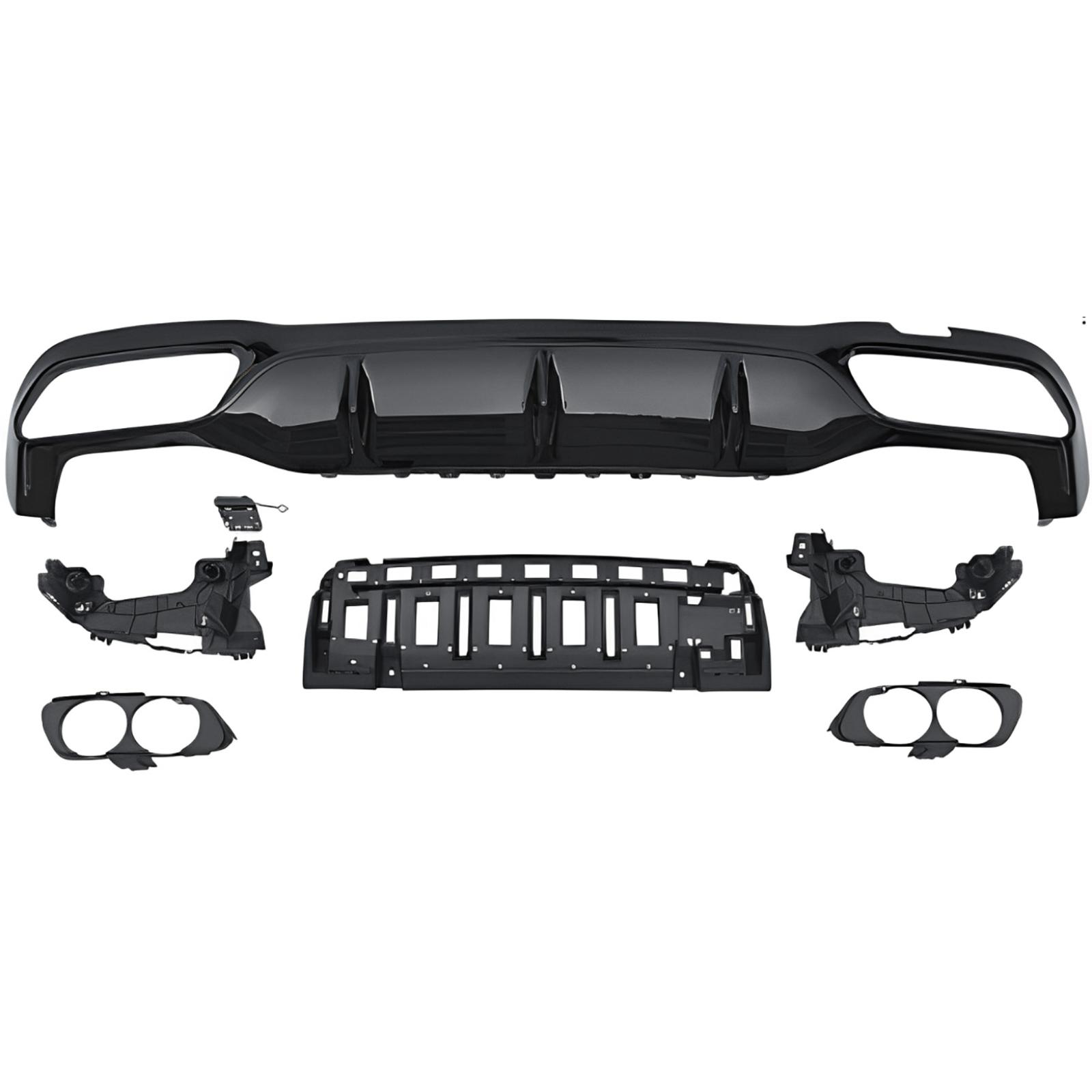 Guarnição, pára-choques Traseiro para Mercedes Classe E E220-500 W213 16-6.2020