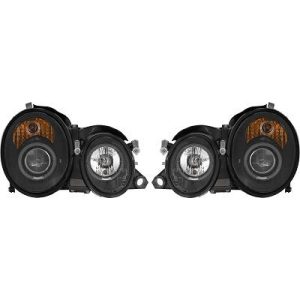 Jogo de faróis principais para Mercedes CLK C208 97-02