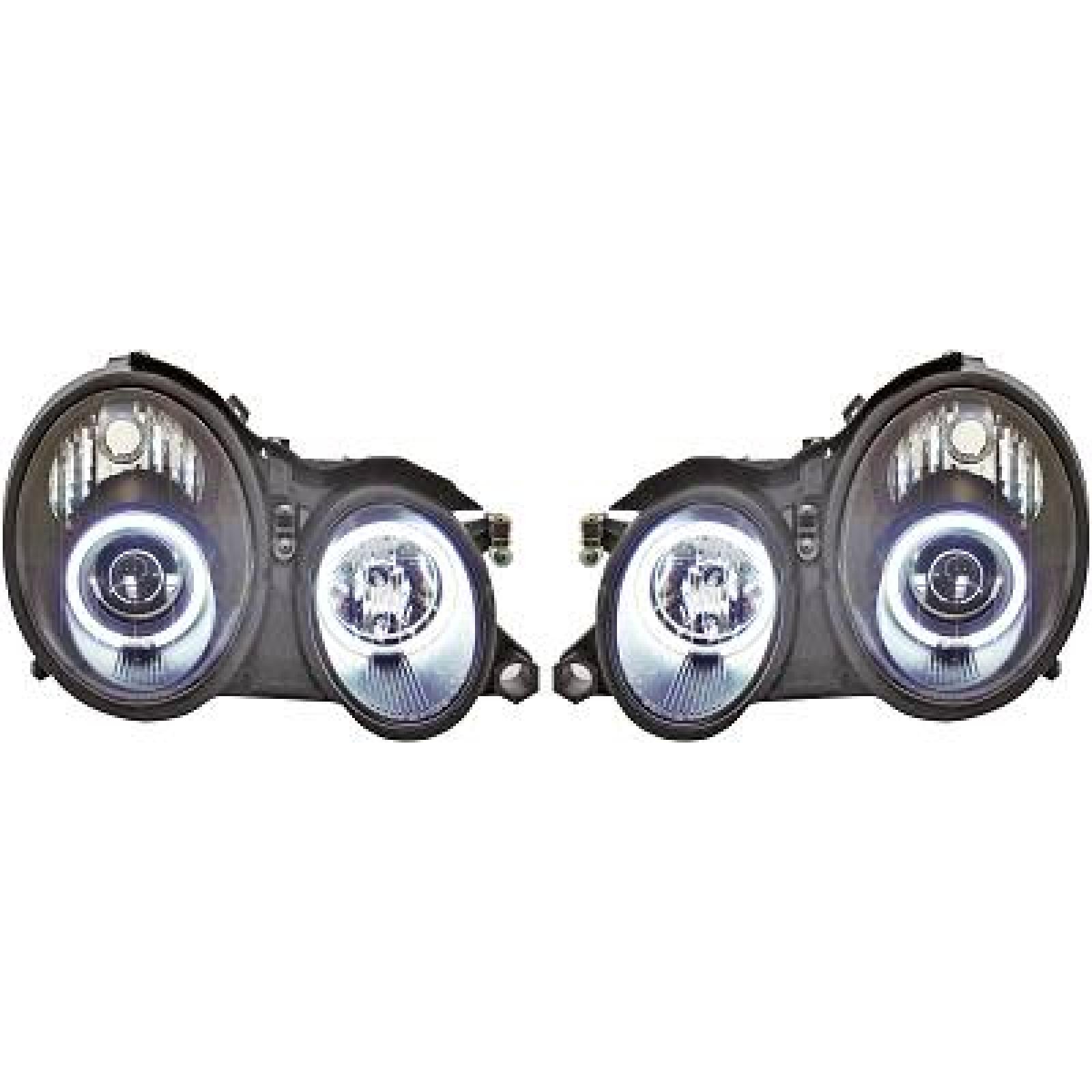 Jogo de faróis principais para Mercedes CLK C208 97-02