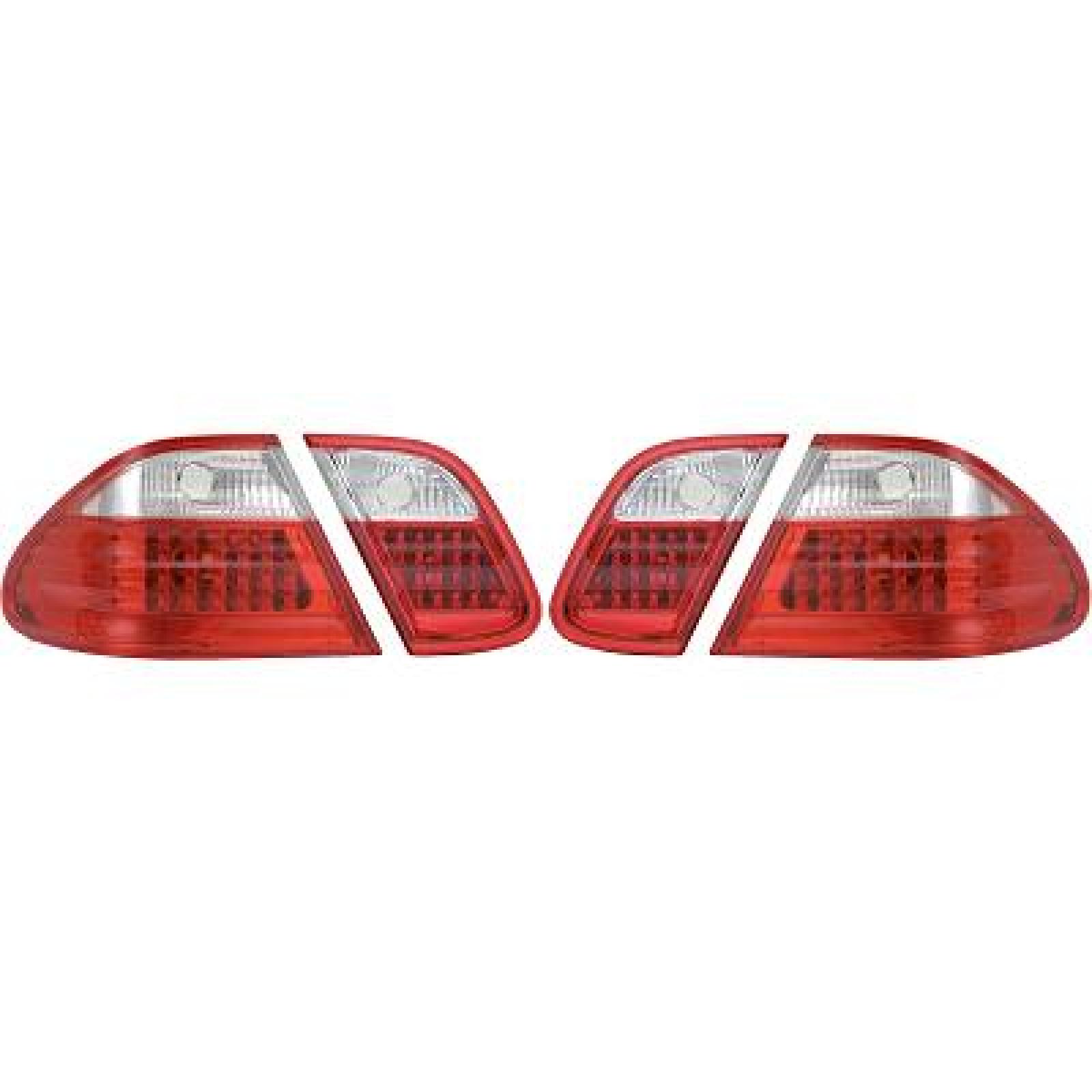 Jogo de farolins traseiros para Mercedes CLK C208 97-02