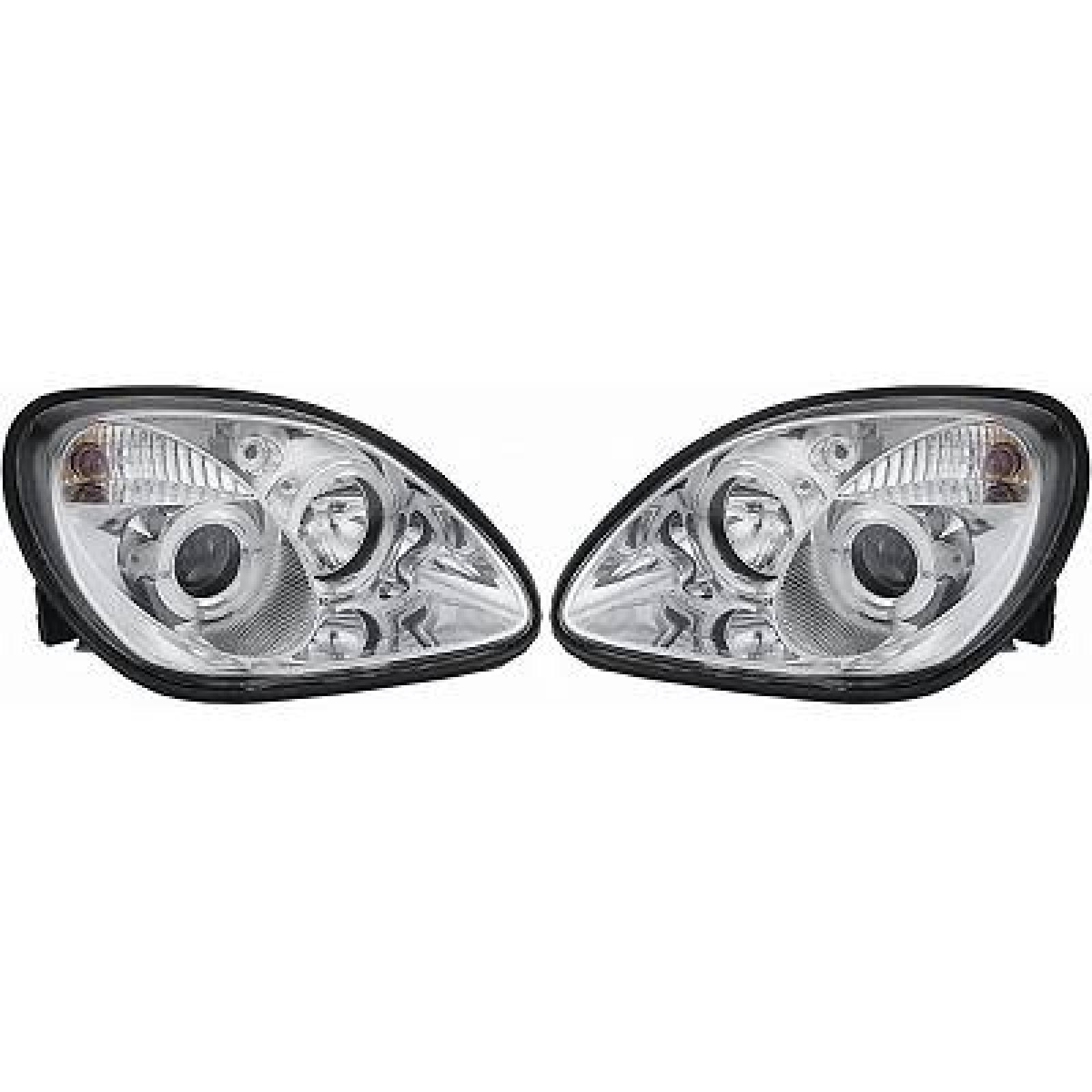 Jogo de faróis principais para Mercedes SLK R170 96-04