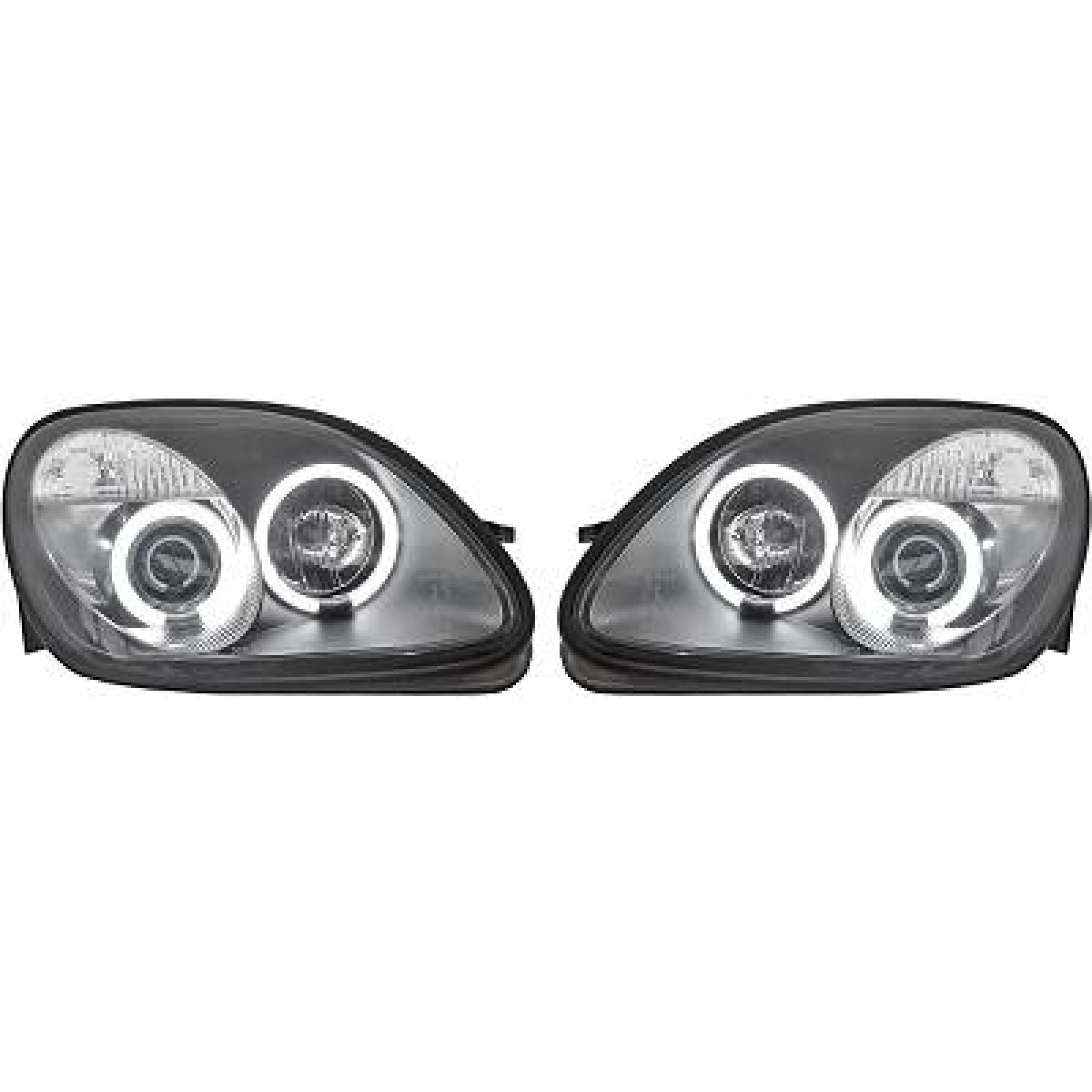 Jogo de faróis principais para Mercedes SLK R170 96-04