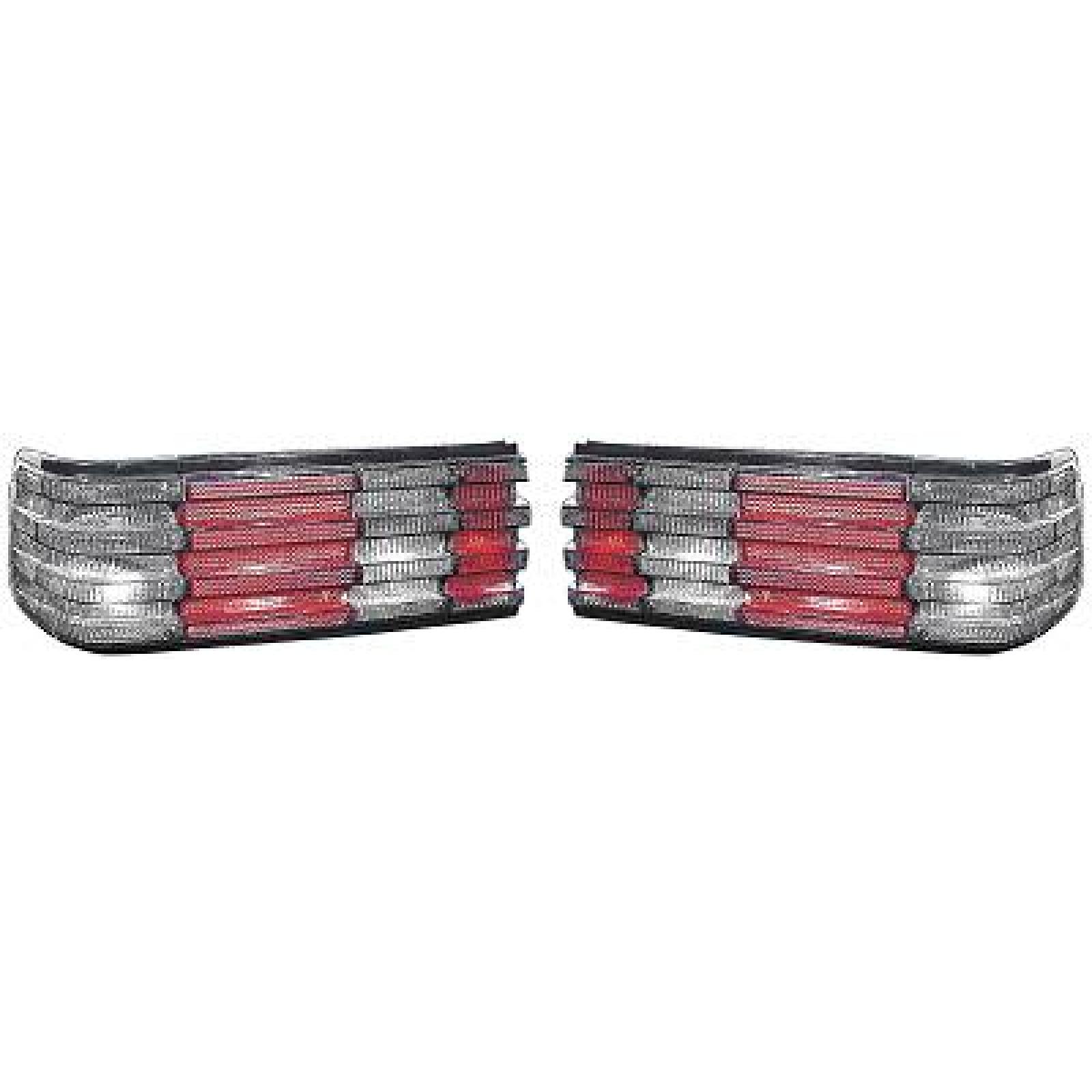 Jogo de farolins traseiros para Mercedes W126 (280-500) 80-91