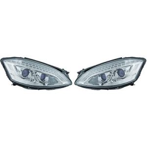 Jogo de faróis principais para Mercedes Classe S W221 05-09
