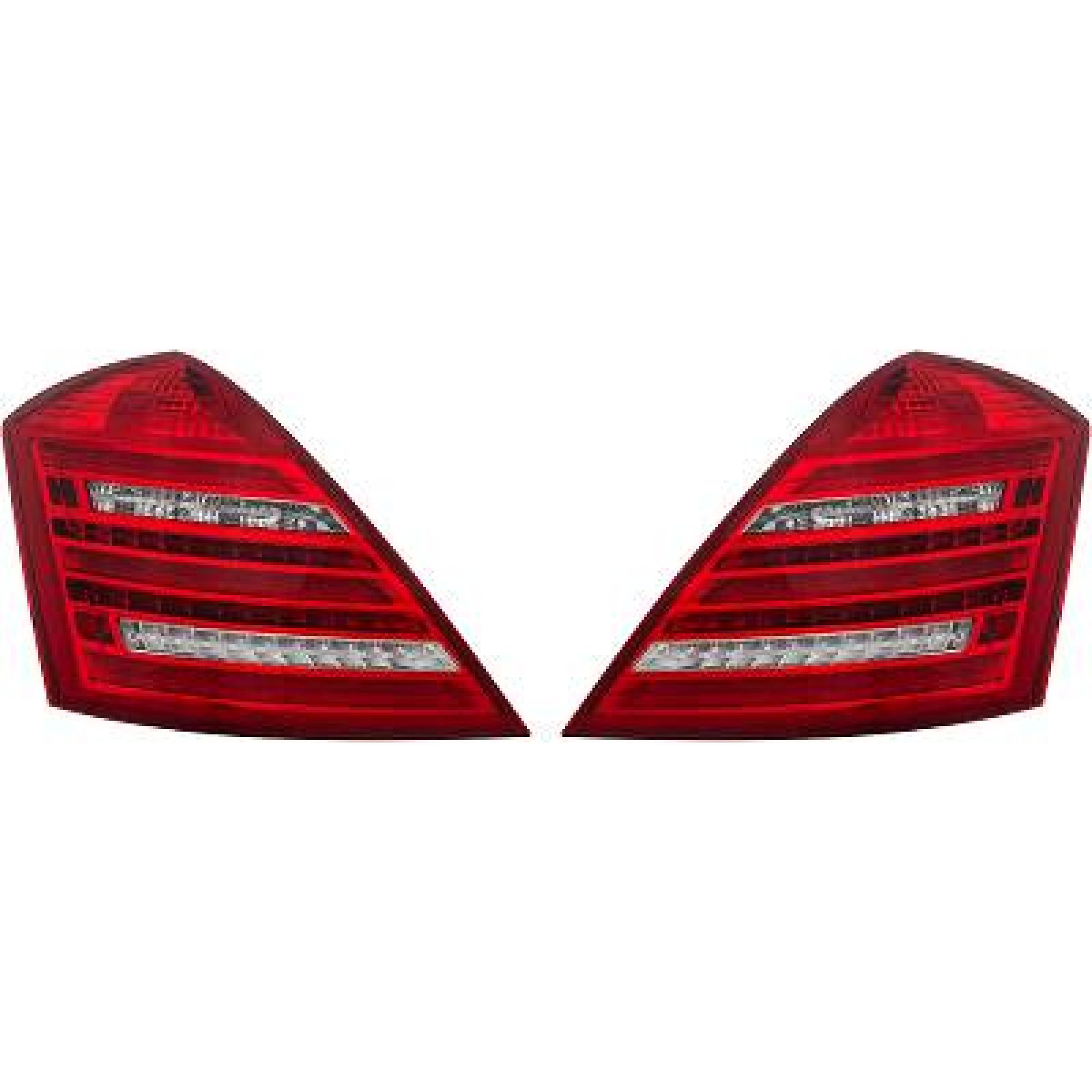 Jogo de farolins traseiros para Mercedes Classe S W221 05-09