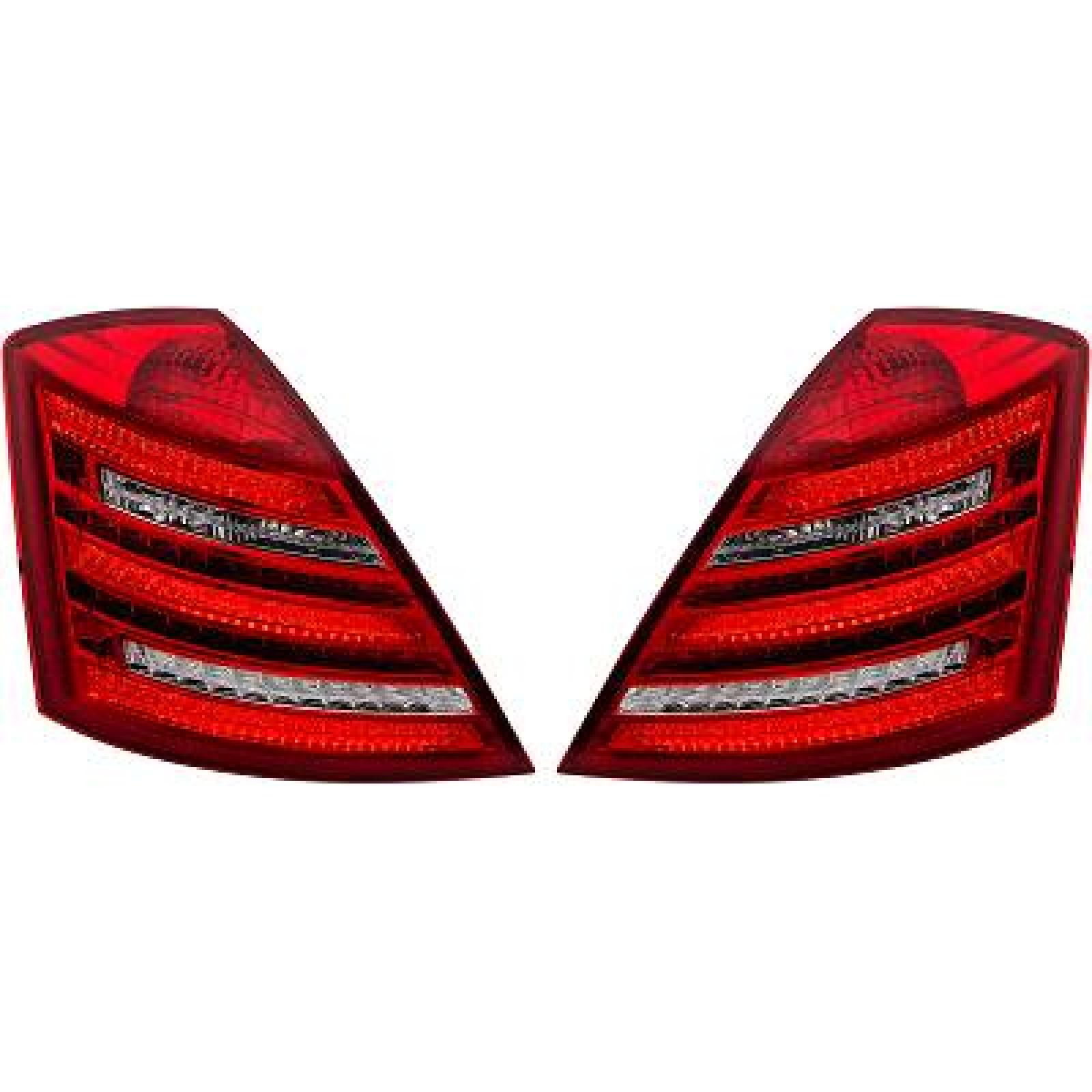Jogo de farolins traseiros para Mercedes Classe S W221 05-09
