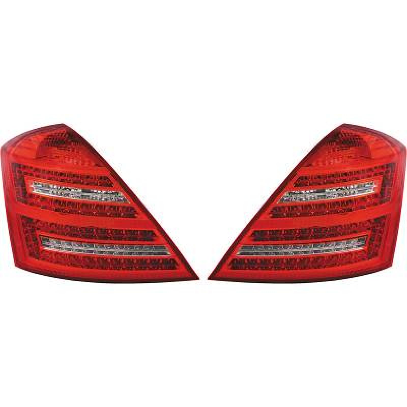 Jogo de farolins traseiros para Mercedes Classe S W221 05-09