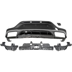 Guarnição, pára-choques Traseiro para Mercedes Classe GLC (C253) 15-22