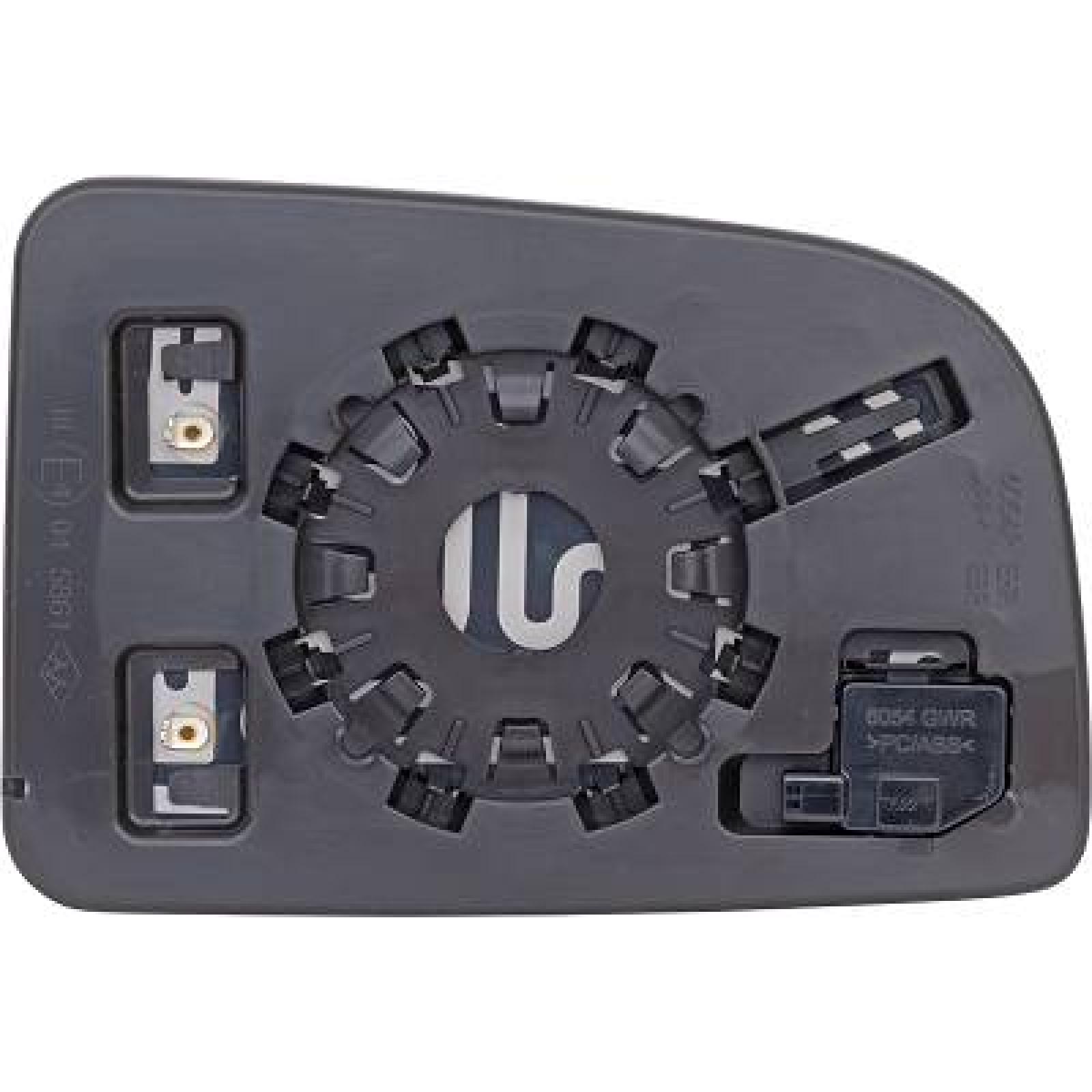 Vidro de espelho, espelho retrovisor exterior Direito para Mercedes Sprinter 18->>