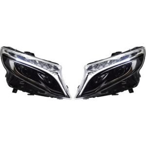 Jogo de faróis principais para Mercedes Vito / V-Class (W447) 14->>