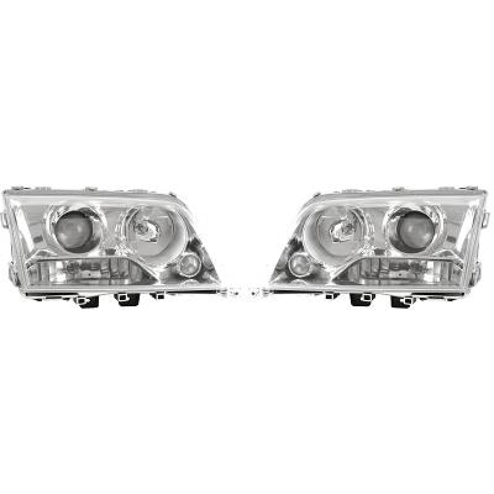 Jogo de faróis principais para Mercedes C180-280 (W202) 93-00