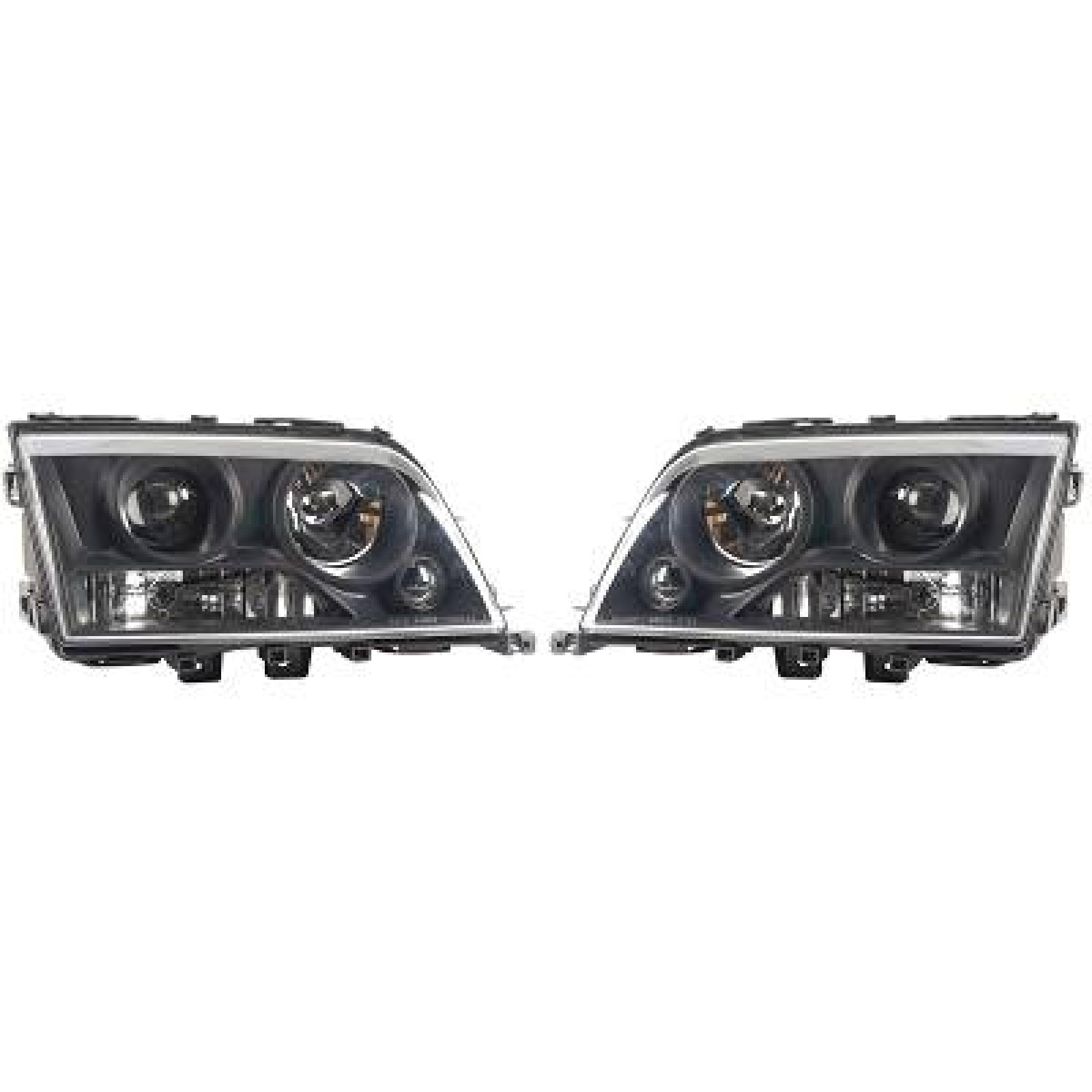 Jogo de faróis principais para Mercedes C180-280 (W202) 93-00