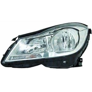 Farol principal Esquerdo para Mercedes Classe C W204 11->>