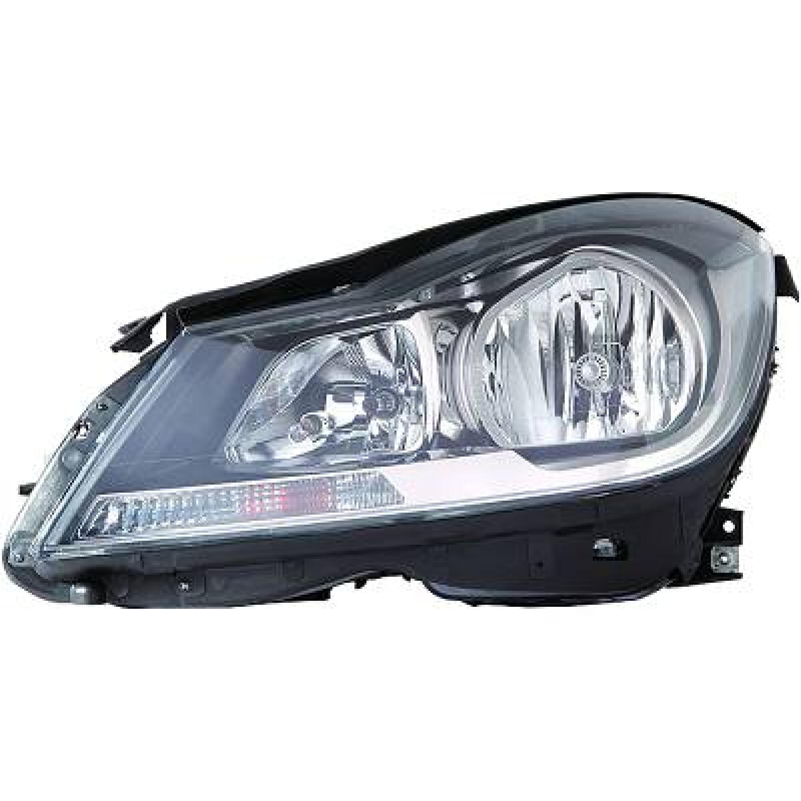 Farol principal Direito para Mercedes Classe C W204 11->>