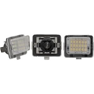 Luz de chapa de matrícula para Mercedes Classe C W204 07-11