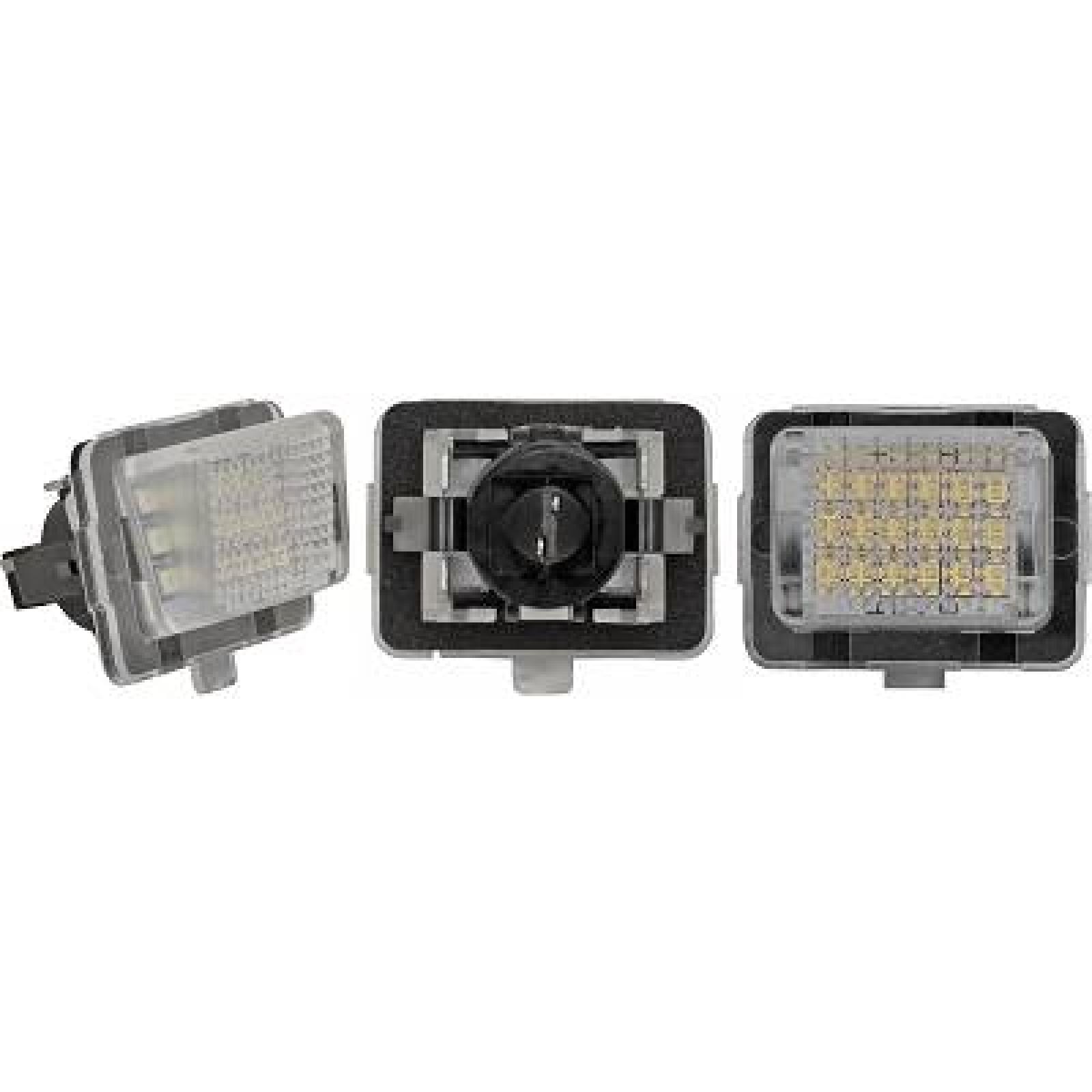 Luz de chapa de matrícula para Mercedes Classe E Coupé/Cabrio C207 09-16