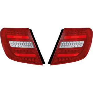 Jogo de farolins traseiros para Mercedes Classe C W204 11-15