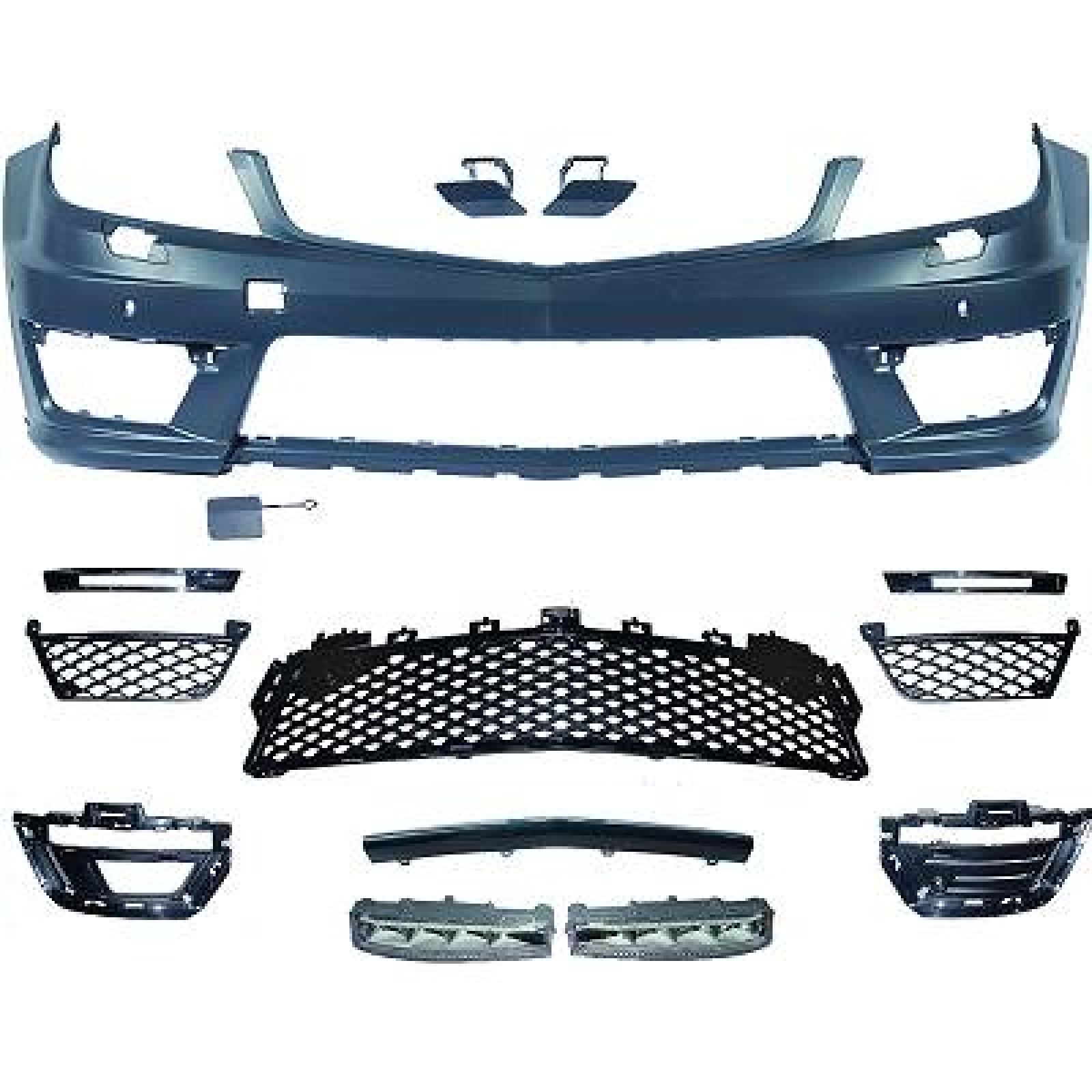 Pára-choques Dianteiro para Mercedes Classe C W204 11-15