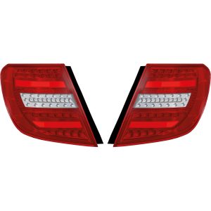 Jogo de farolins traseiros para Mercedes Classe C W204 07-11